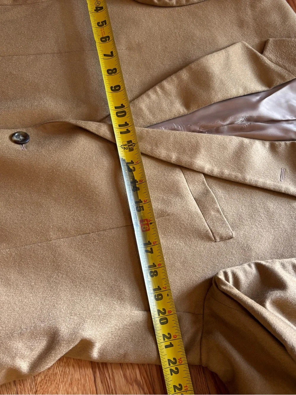 Jos. A. Bank 100% Cashmere Sport Coat Blazer Camel Tan 42R 2 Button
